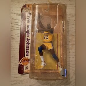 Magic Johnson Action Figure in Lakers Uniform